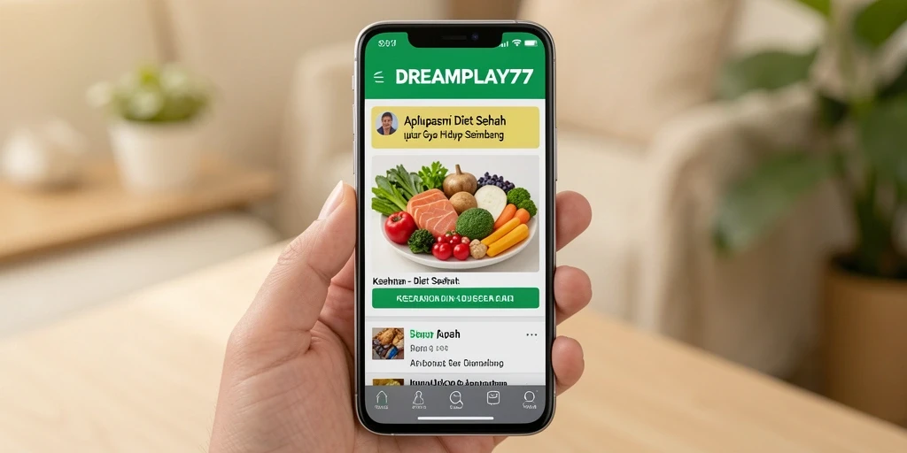 Tampilan antarmuka terbaik aplikasi Diet Sehat