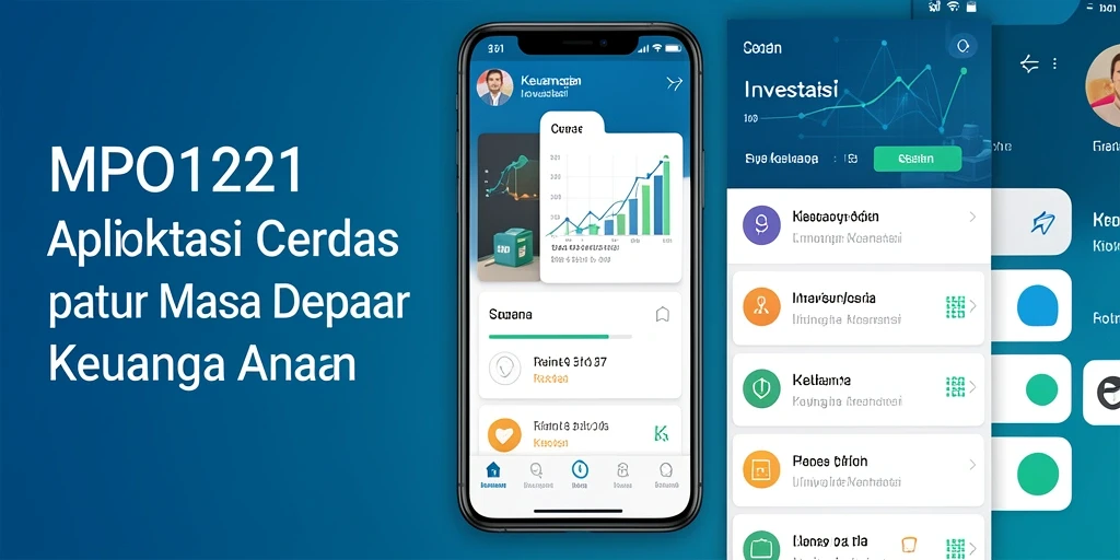 Tampilan utama MPO1221 dengan fitur Investasi yang menarik.