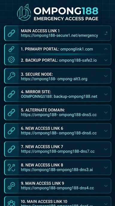 Link Alternatif Aman untuk Akses Ompong188